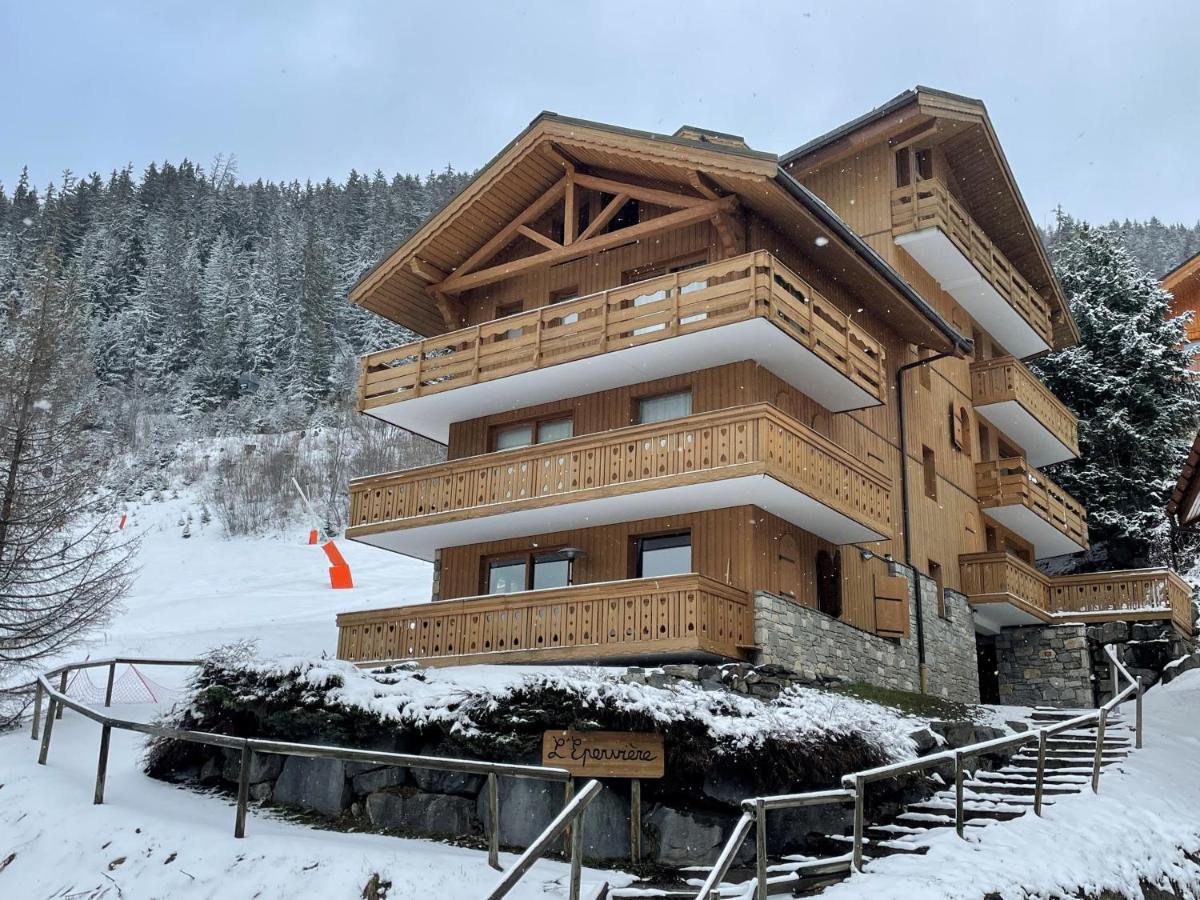 Meribel Centre La Chaudanne, Real Ski In And Out, 3 Bedrooms 2 Bathrooms Newly Renovated, Chalet L'Eperviere ภายนอก รูปภาพ