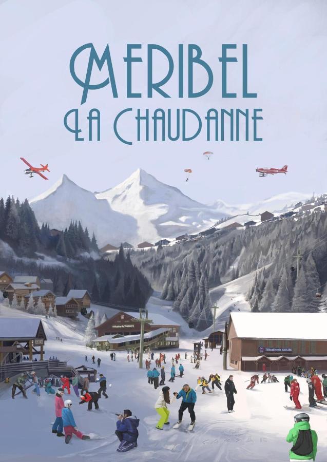 Meribel Centre La Chaudanne, Real Ski In And Out, 3 Bedrooms 2 Bathrooms Newly Renovated, Chalet L'Eperviere ภายนอก รูปภาพ