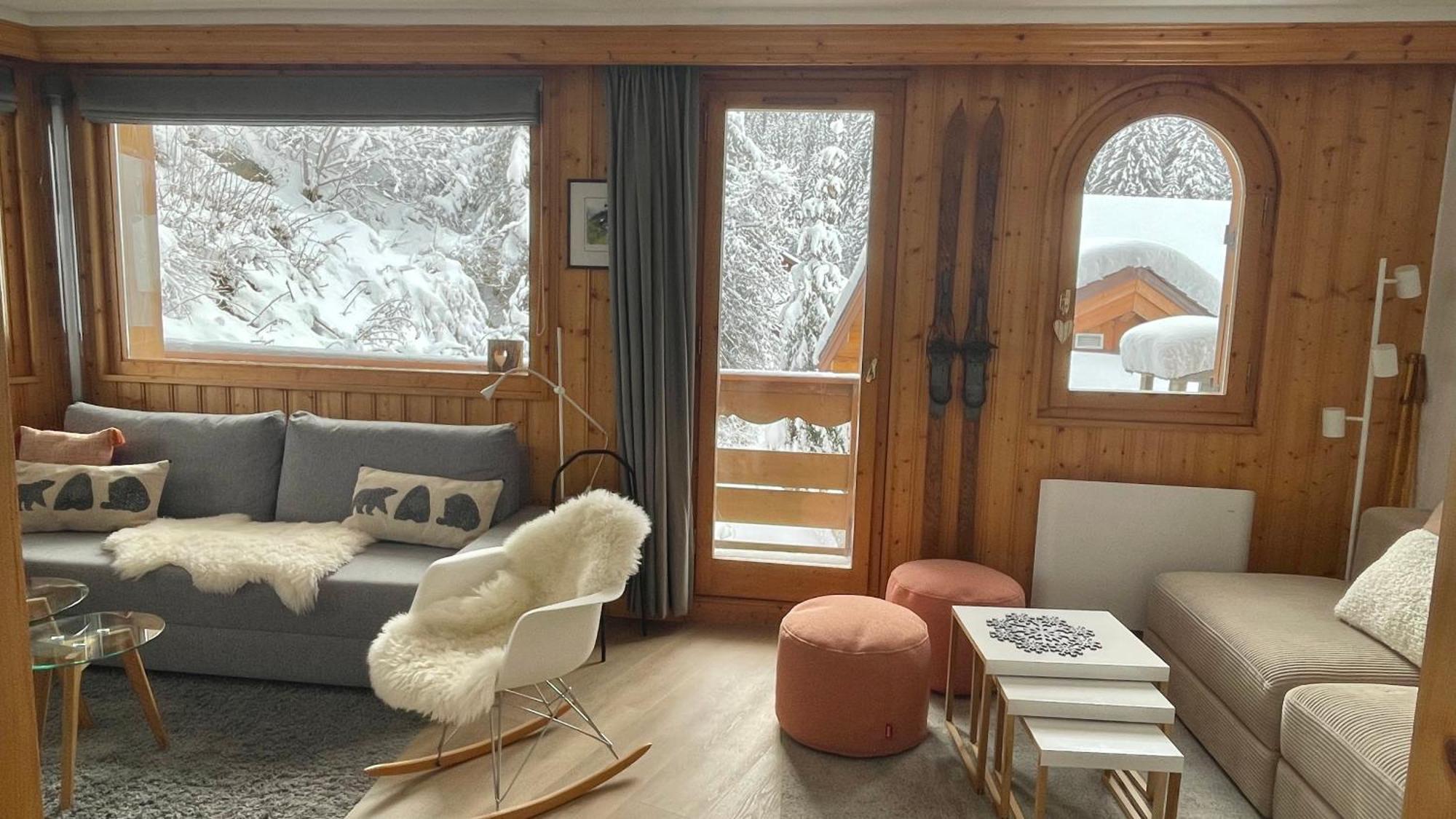 Meribel Centre La Chaudanne, Real Ski In And Out, 3 Bedrooms 2 Bathrooms Newly Renovated, Chalet L'Eperviere ภายนอก รูปภาพ