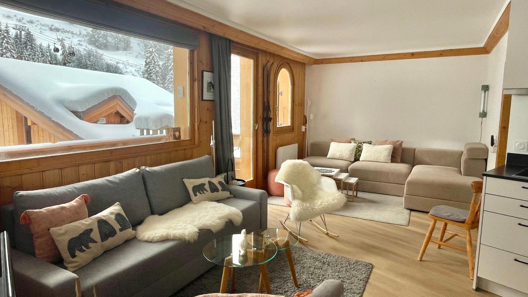 Meribel Centre La Chaudanne, Real Ski In And Out, 3 Bedrooms 2 Bathrooms Newly Renovated, Chalet L'Eperviere ภายนอก รูปภาพ